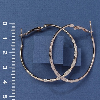 Серьги-кольца 007-1394
